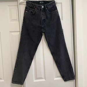 Black Denim Zara Mom Jeans